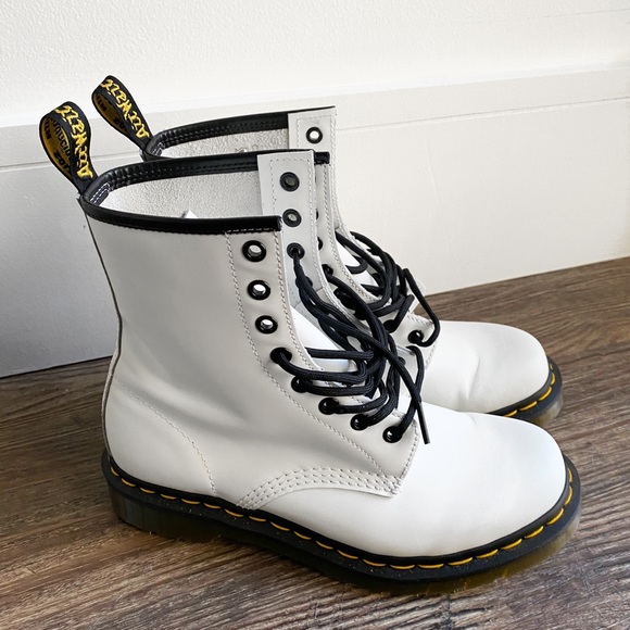 Dr. Martens Shoes - White Dr. Martens classic boots